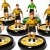 Subbuteo Andrew Table Soccer Borussia Dortmund 1982-83 on Aeolus Pro Bases